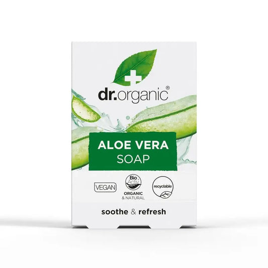 Dr.Organic Aloe Vera Soap Bar For All Skin Types, 100 gr