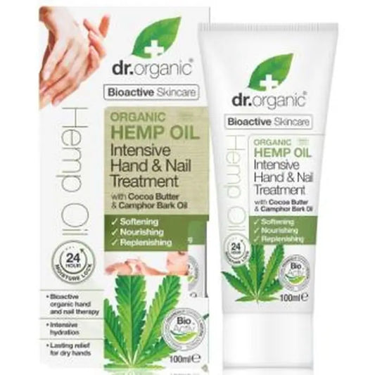 Dr. Organic Tratamiento Intensivo Manos Y Uñas Ac Cañamo 100Ml