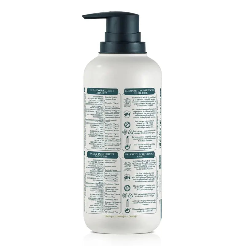 Dr. Tree Natural Dermo-Protective Shampoo for Sensitive Scalp 400 Ml