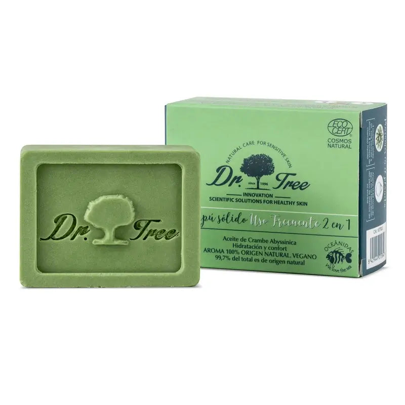 Dr. Tree Natural Solid Shampoo Frequent Use for Sensitive Scalps