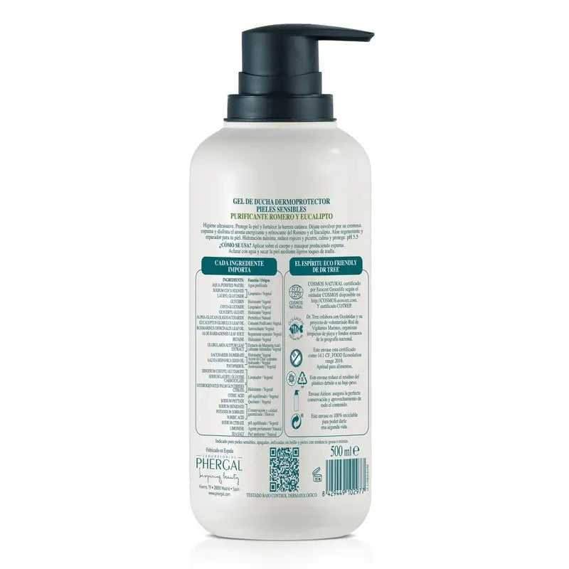 Dr. Tree Natural Rosemary Purifying Shower Gel Sensitive Skin 500Ml