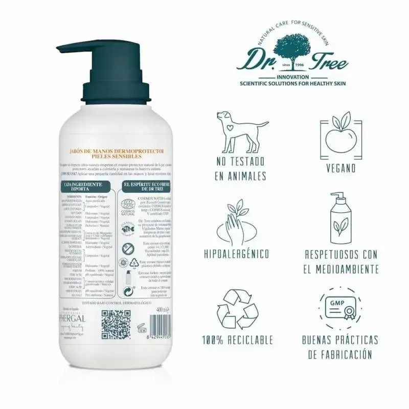 Dr. Tree Natural Hand Soap Sensitive Skin 400Ml