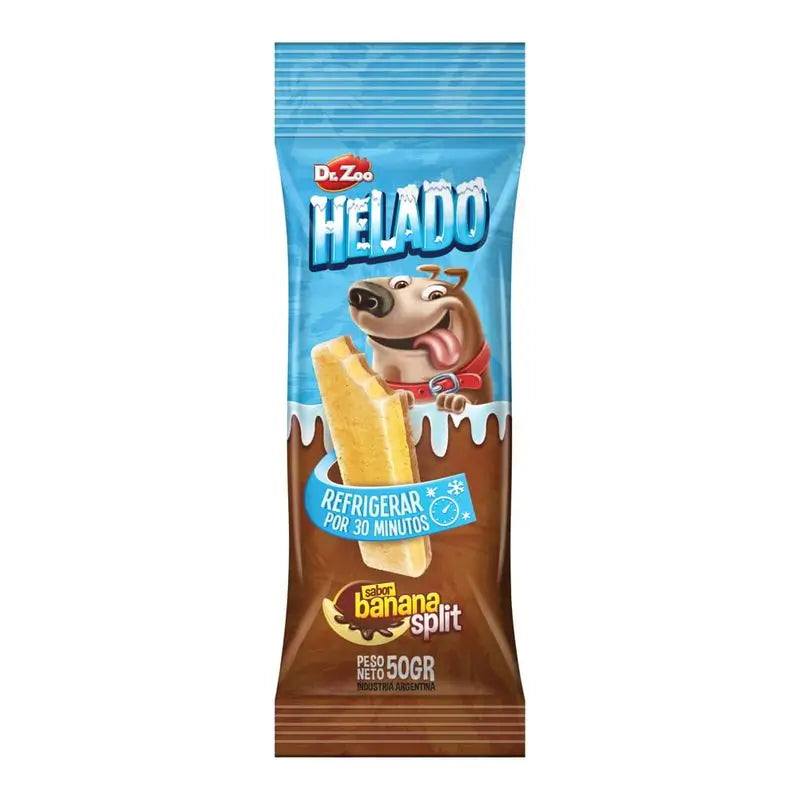 Dr ZOO Helado Perro  Banana Split 24X50Gr