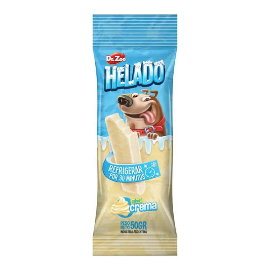 Dr ZOO Helado Perro Crema 24X50Gr