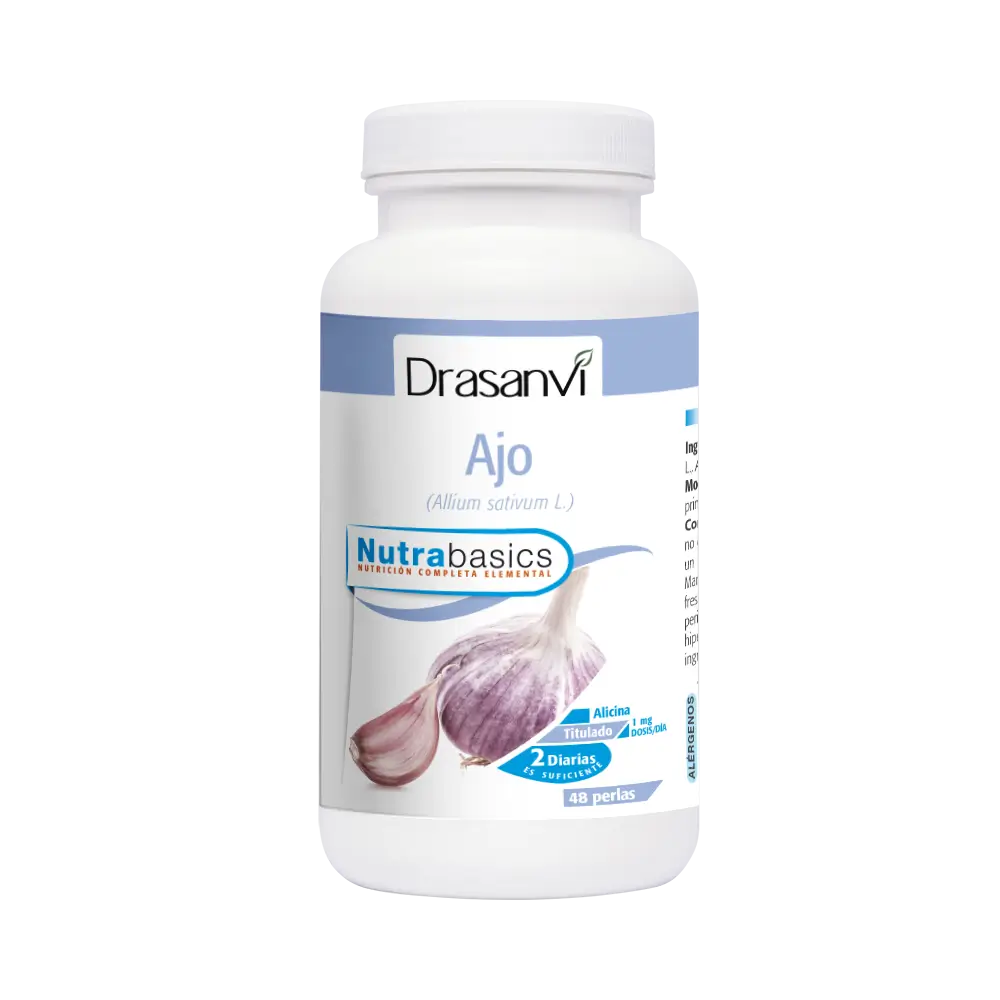 Drasanvi Ajo Macerado 1000Mg Bote Nutrabasicos , 48 perlas