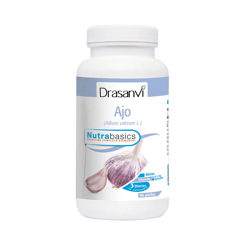 Drasanvi Ajo Macerado 500Mg Bote Nutrabasicos , 90 perlas