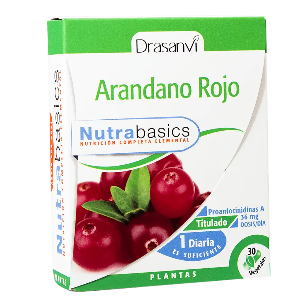 Drasanvi Arandano Rojo Nutrabasicos , 30 cápsulas