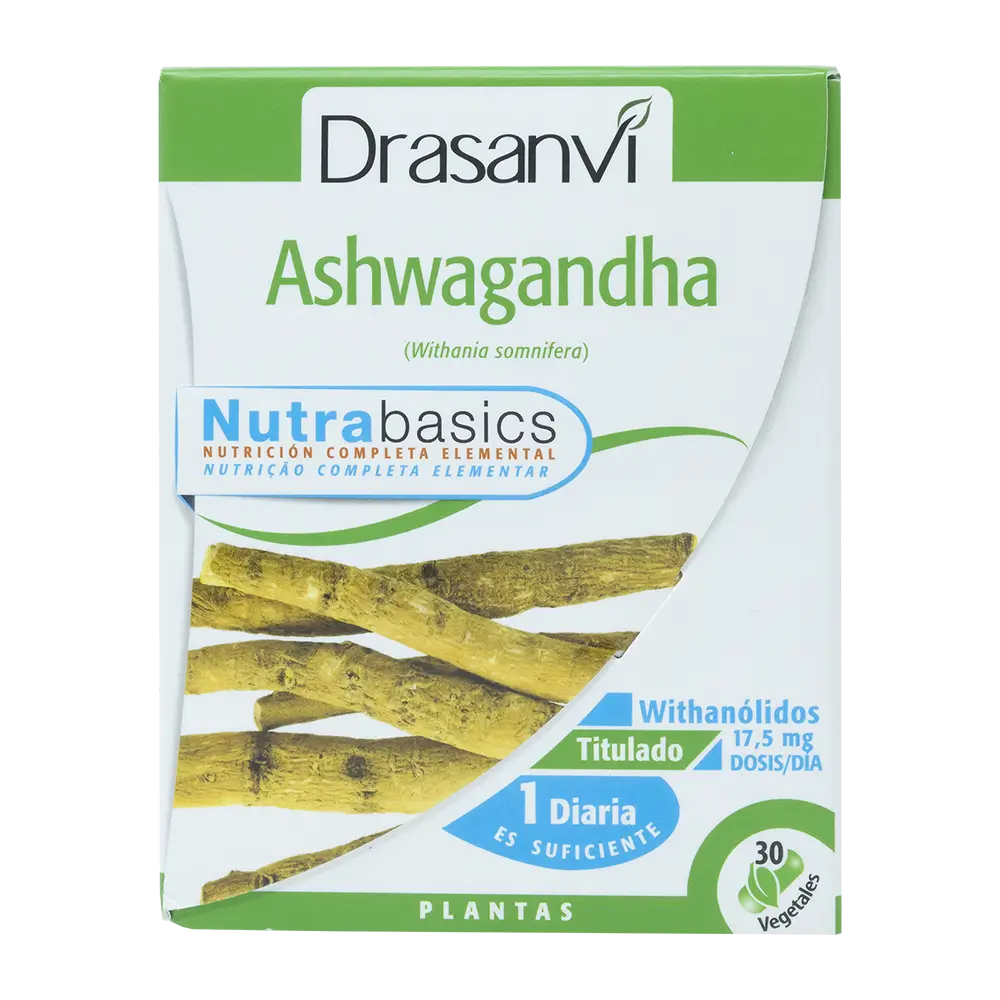 Drasanvi Ashwagandha Nutrabasicos , 30 cápsulas