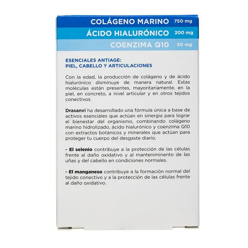 Drasanvi Hair, Skin & Nails Collmar Essential Antiage, 60 tablets