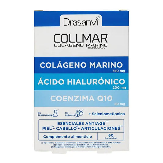 Drasanvi Cabello, Piel Y Uñas Collmar Esenciales Antiage, 60 comprimidos