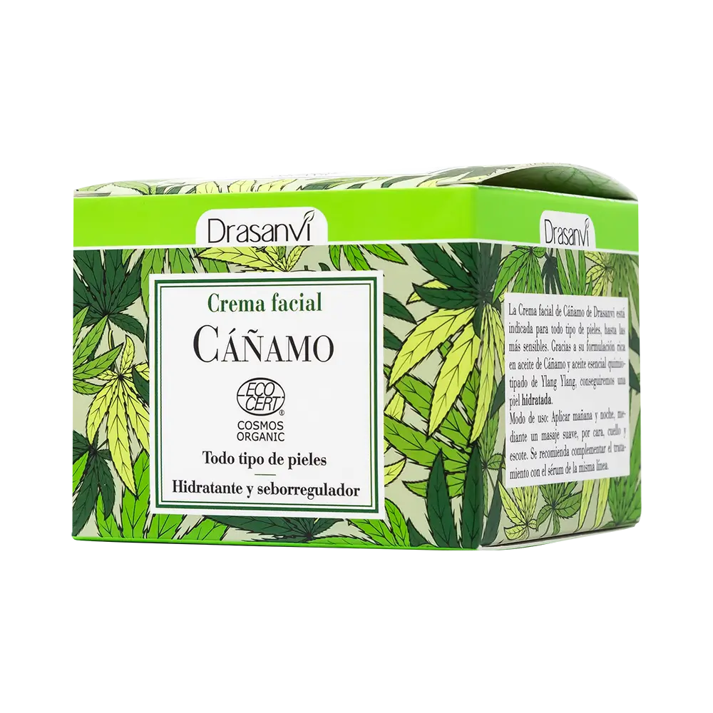 Drasanvi Crema Facial Cañamo Ecocert Bio , 50 ml