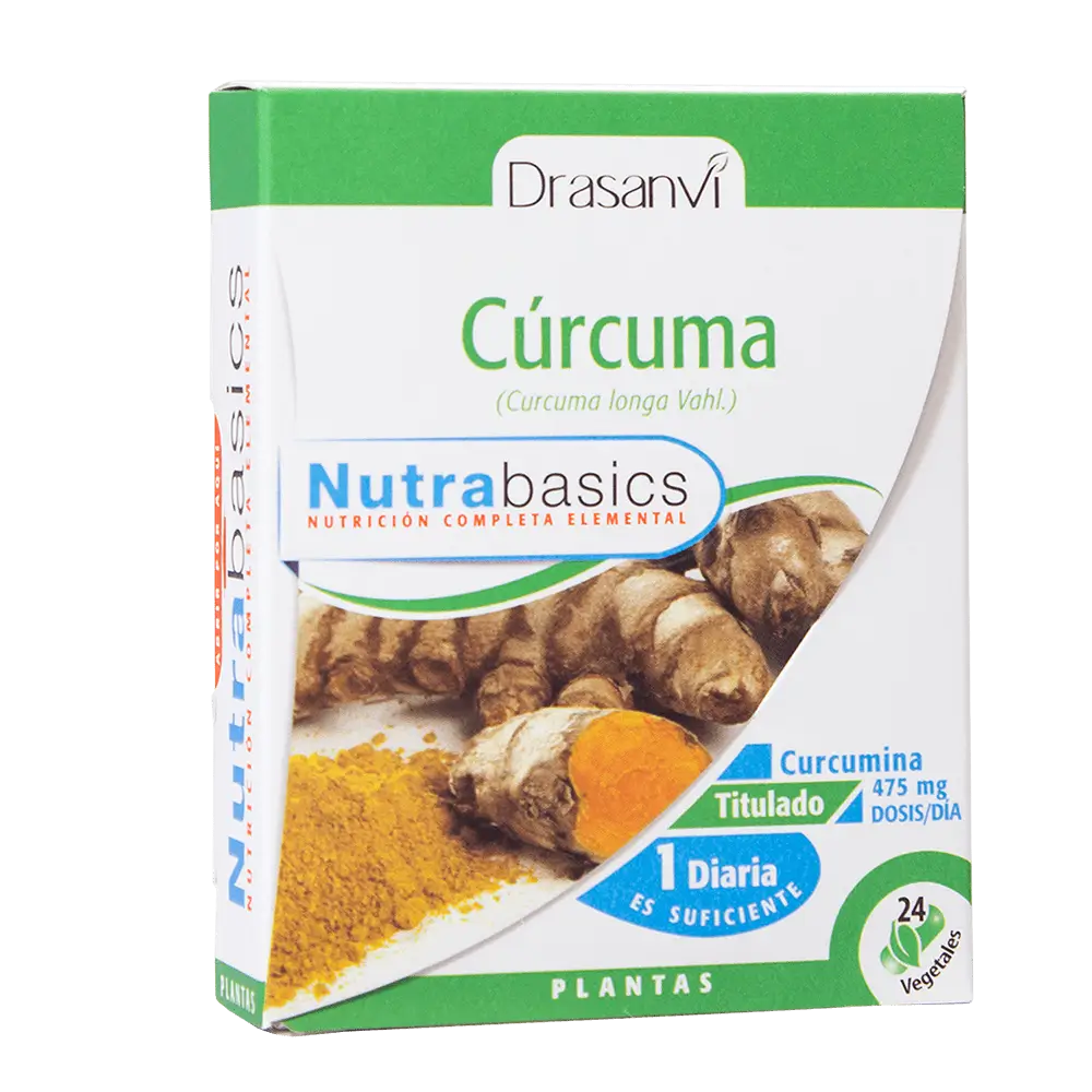 Drasanvi Curcuma Nutrabasicos, 24 cápsulas