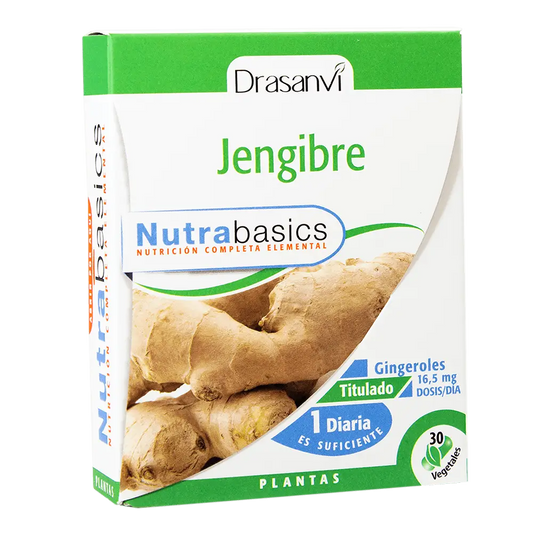 Drasanvi Jengibre Nutrabasicos , 30 cápsulas