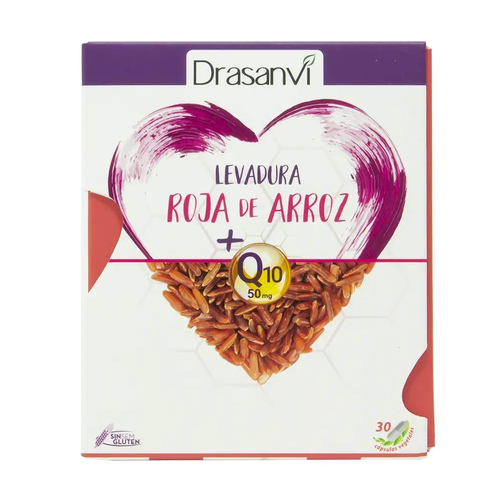 Drasanvi Levadura Arroz Rojo (2,9 Mg Monacolina K) Coenzima Q10 , 30 cápsulas