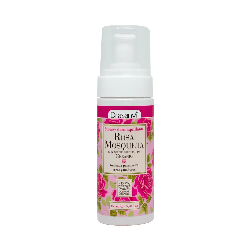 Drasanvi Mousse Desmaquillante Rosa Mosqueta Ecocert Bio , 150 ml