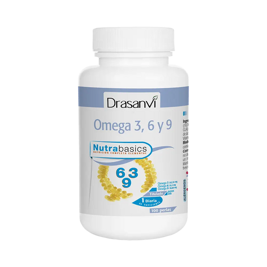 Drasanvi Omega 3-6-9 1000Mg Bote Nutrabasicos , 100 perlas