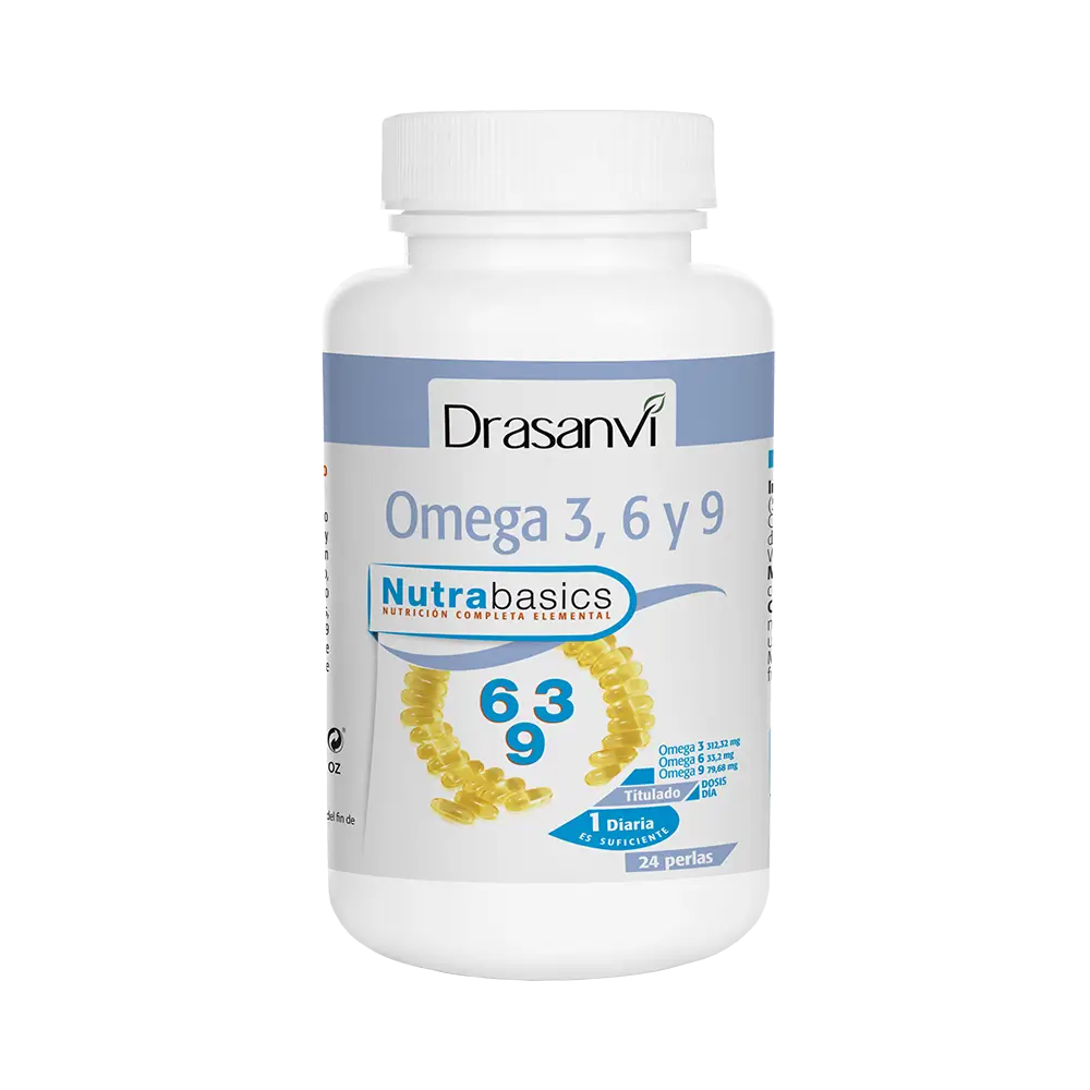 Drasanvi Omega 3-6-9 1000Mg Bote Nutrabasicos , 24 perlas