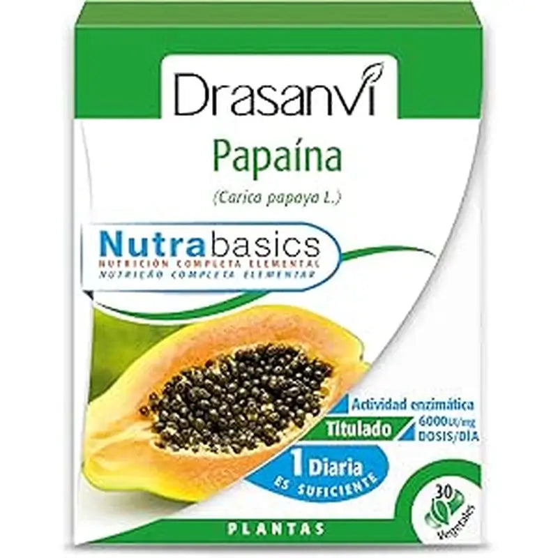 Drasanvi Papainanutrabasicos , 30 capsules