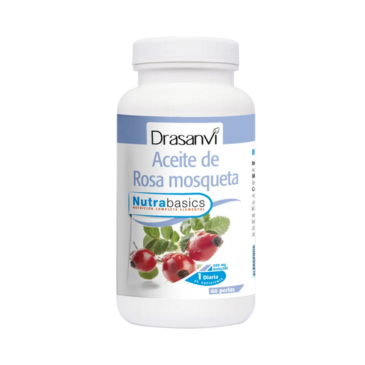 Drasanvi Rosa Mosqueta 500Mg Bote Nutrabasicos , 60 perlas