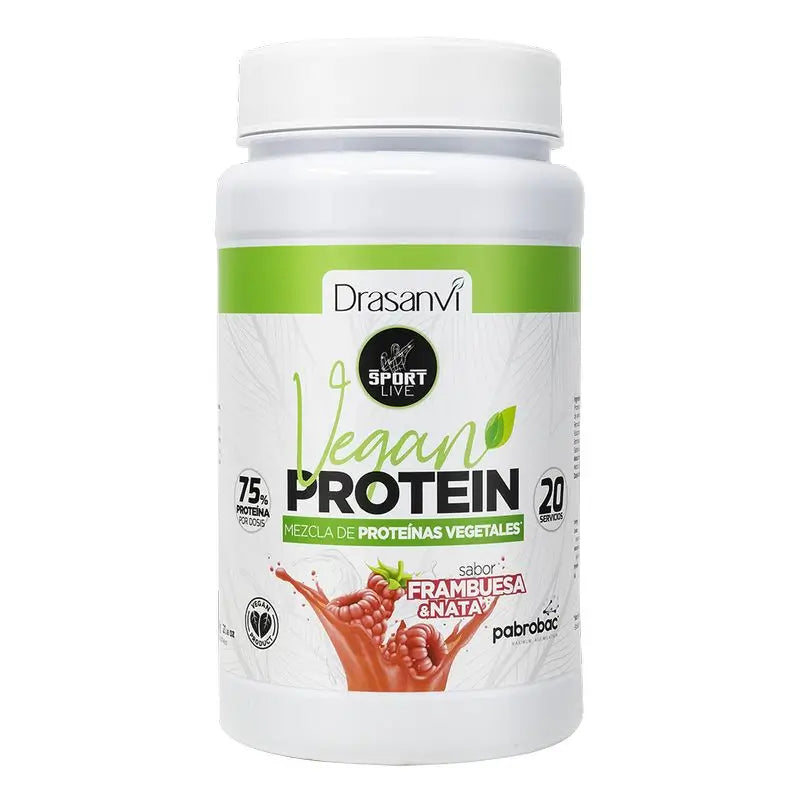 Drasanvi Sport Live Vegetable Protein Raspberry Flavour , 600 grams