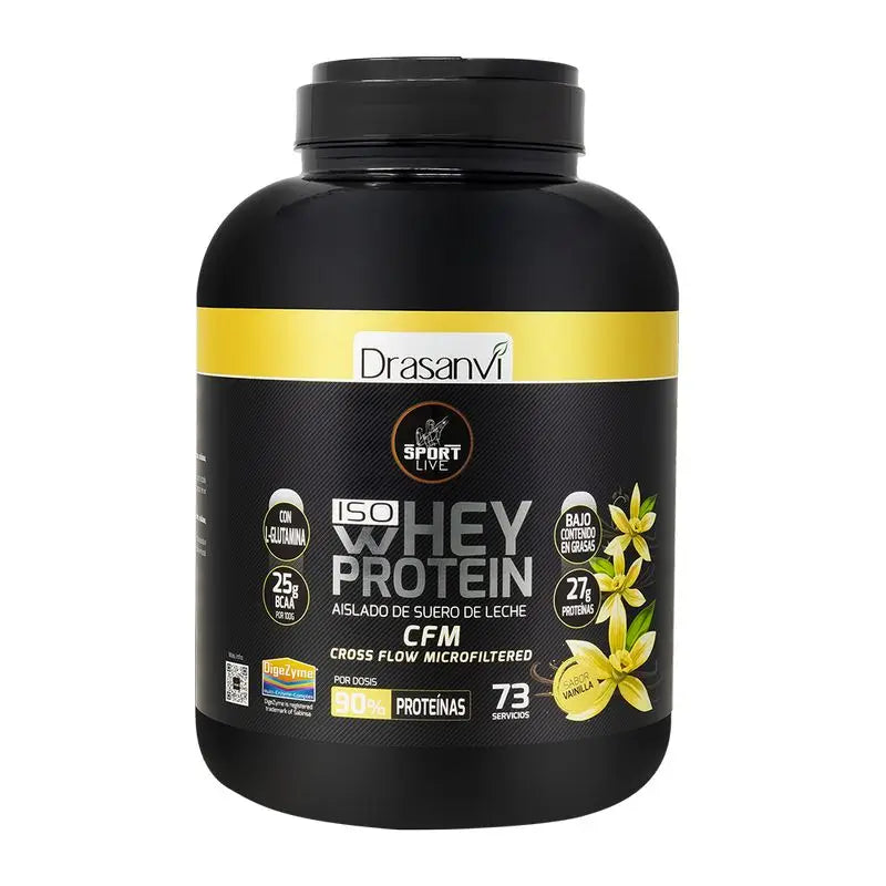 Drasanvi Sport Live Whey Protein Isolate Vanilla , 2 kg