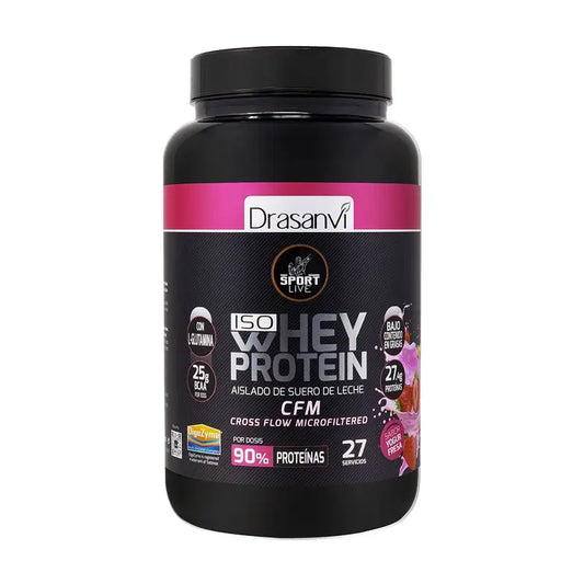 Drasanvi Sport Live Whey Protein Strawberry Yoghurt Isolate , 800 grams