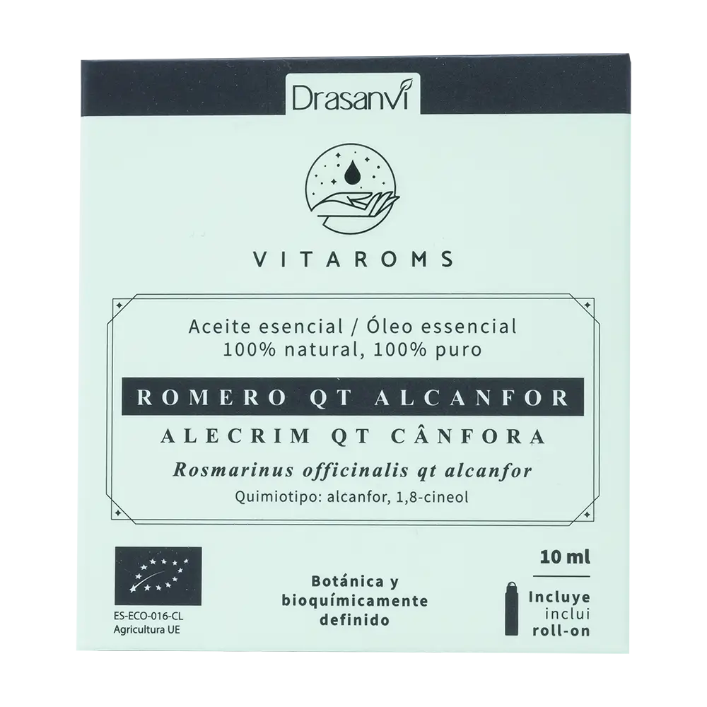 Drasanvi Vitaroms Aceite Esencial Romero Qt Alcanfor Bio , 10 ml