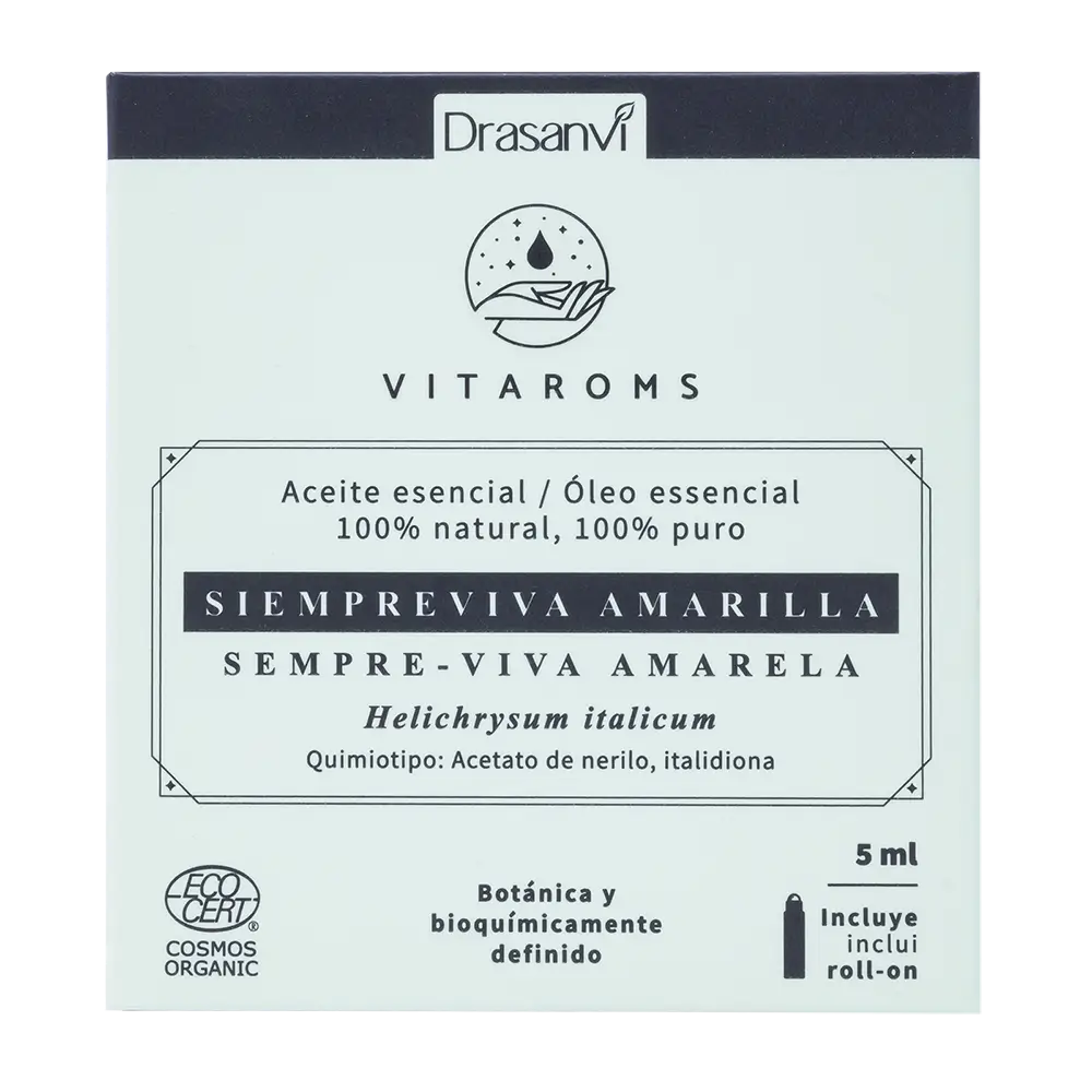 Drasanvi Vitaroms Aceite Esencial Siempreviva Amarilla Ecocert Bio , 5 ml