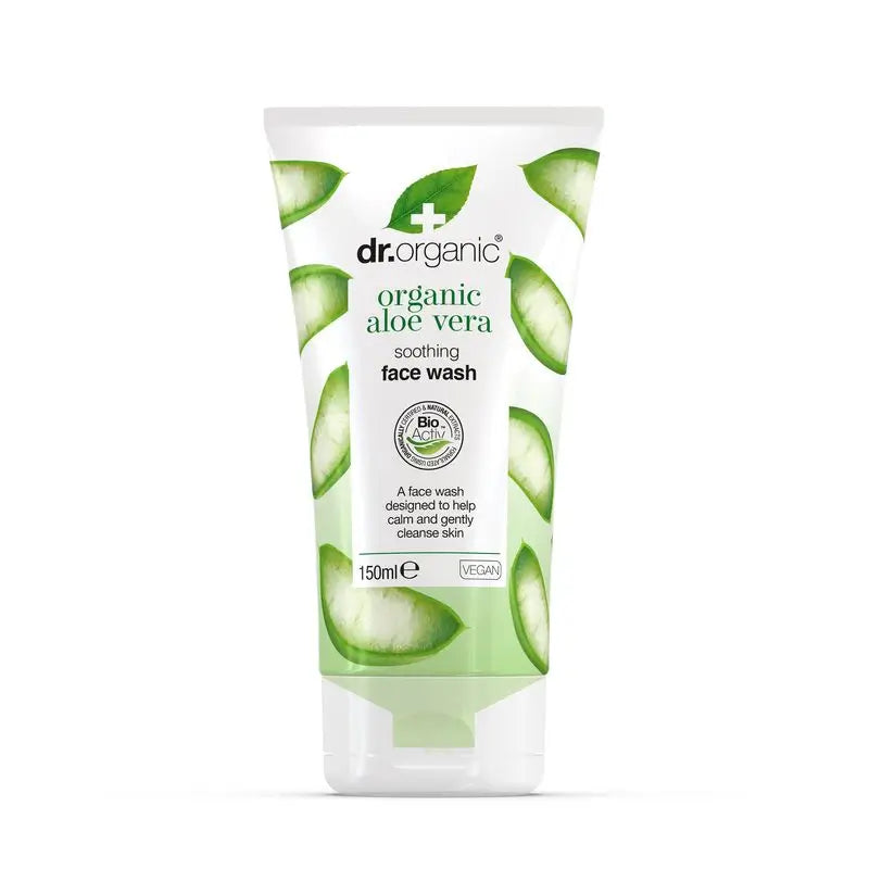 Dr.Organic Aloe Vera Gentle, Soothing, Regenerating Facial Cleanser, 125 ml