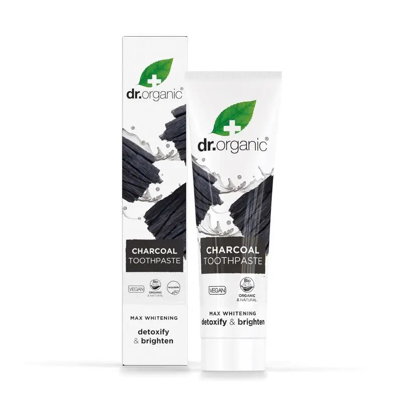 Dr.Organic Activated Carbon Activated Toothpaste Whitening Toothpaste, 100 ml