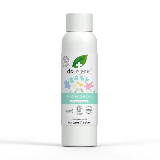 Dr.Organic Mum & Baby Baby Massage Oil Nourishes, Feeds, Soothes, Nurtures, Calms, 150 ml