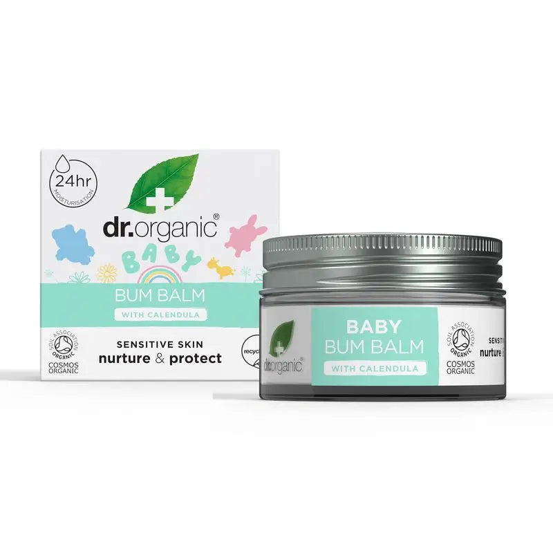 Dr.Organic Mummy & Baby Baby Bottom Balm Protective, Soothing, Nourishing, 35 g