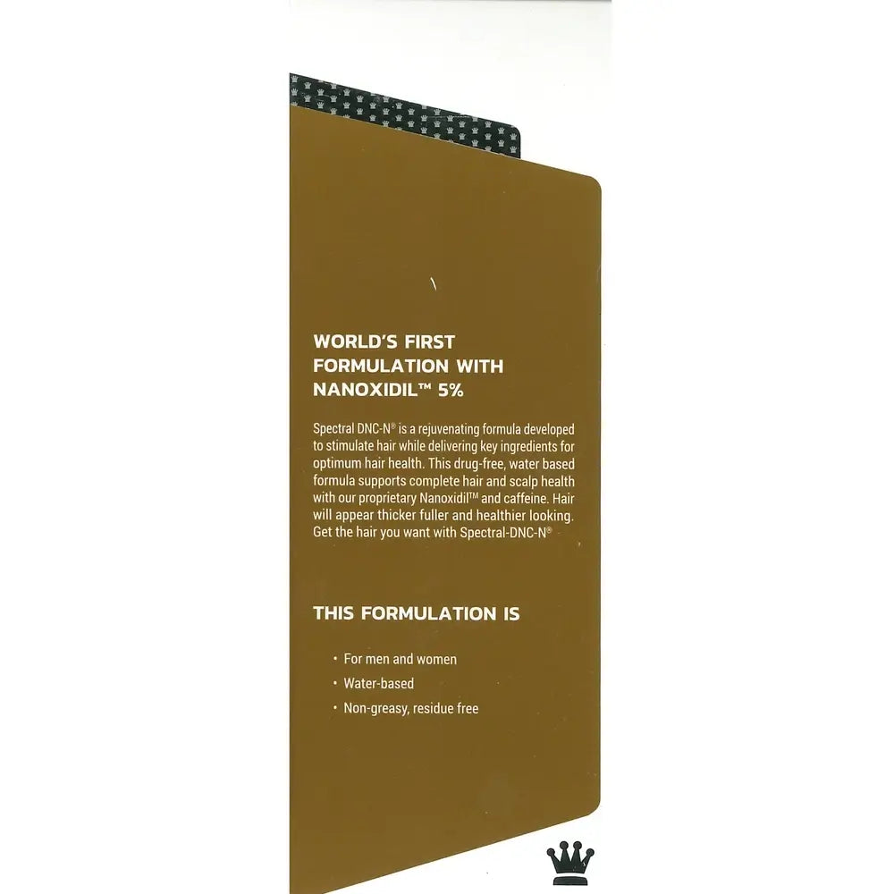 Ds Laboratories Spectral Lotion Spectral Dnc-N Nanoxidil® 5% Hair Loss Treatment, 60 ml