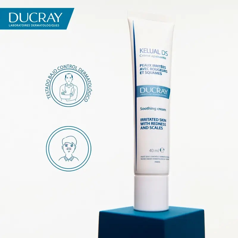 Ducray Kelual Ds Soothing Facial Cream , 40 ml