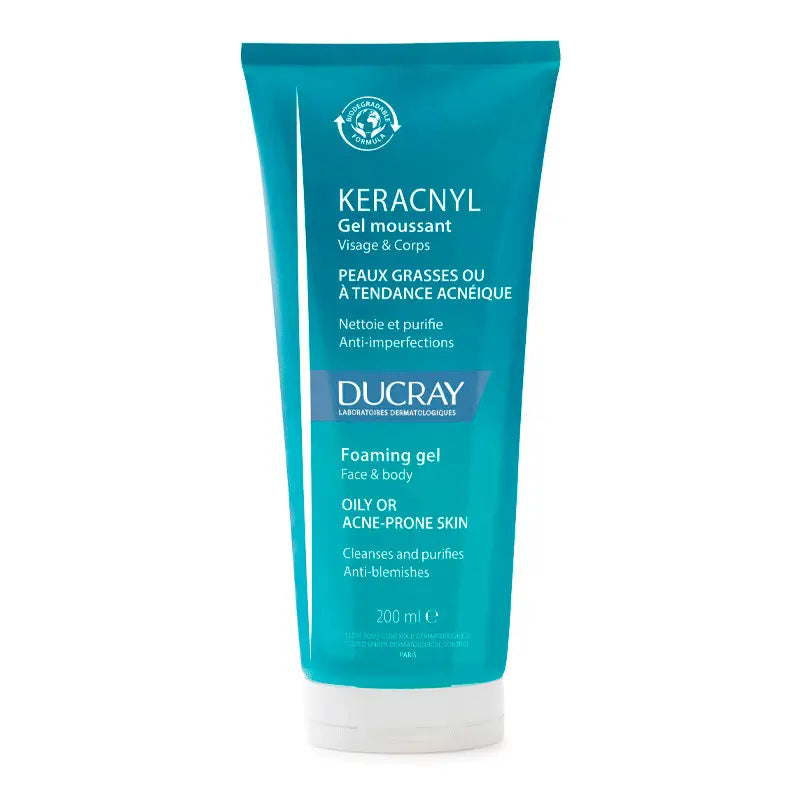 Ducray Keracnyl Gel Limpiador 200 ml