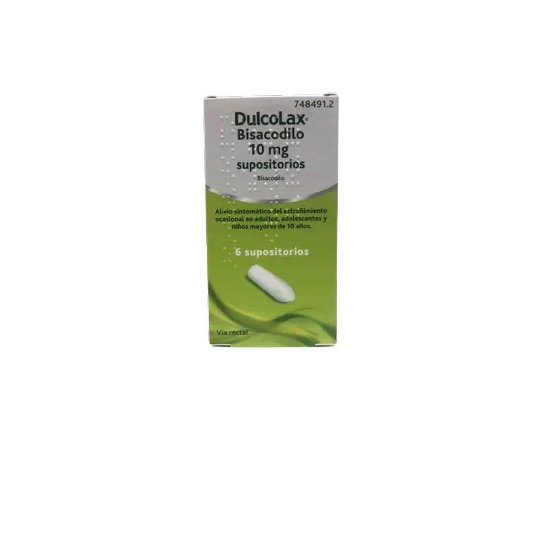 Dulcolax Bisacodyl 6 Suppositories