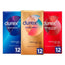 Durex Pack Original Condoms Natural Plus, 12 pcs. + Sensitive Soft, 12 pcs. + Real Feel, 12 pcs.