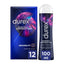 Durex Perfect Connection 12 Pack Condoms + Lubricant 100 ml