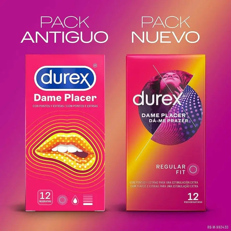 Durex Preservativos Dame Placer Easy On 12 unidades