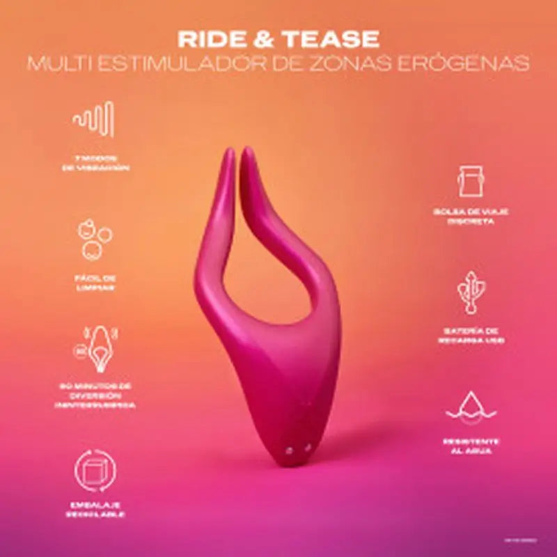 Durex Ride & Tease Multi-Purpose Stimulator Vibrator