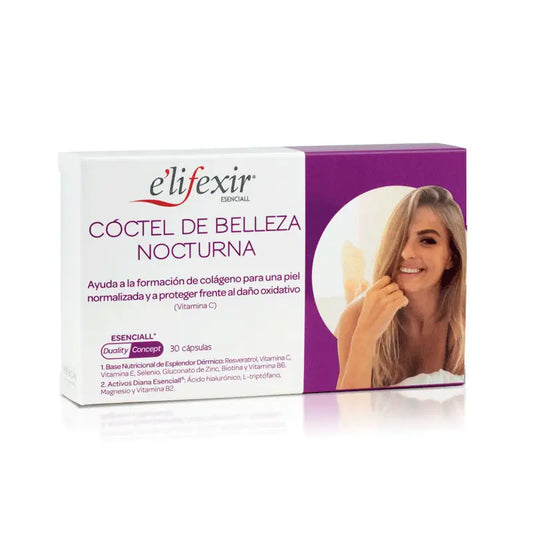 Elifexir Esenciall Cóctel de Belleza Nocturna 30 cápsulas