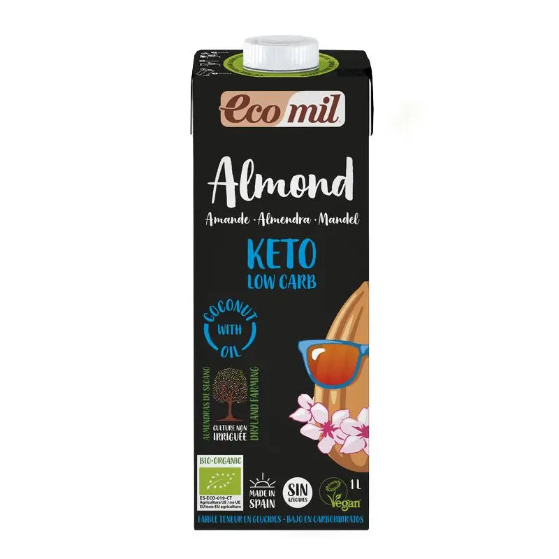 Ecomil Almond Nature Keto Bio, 1 l