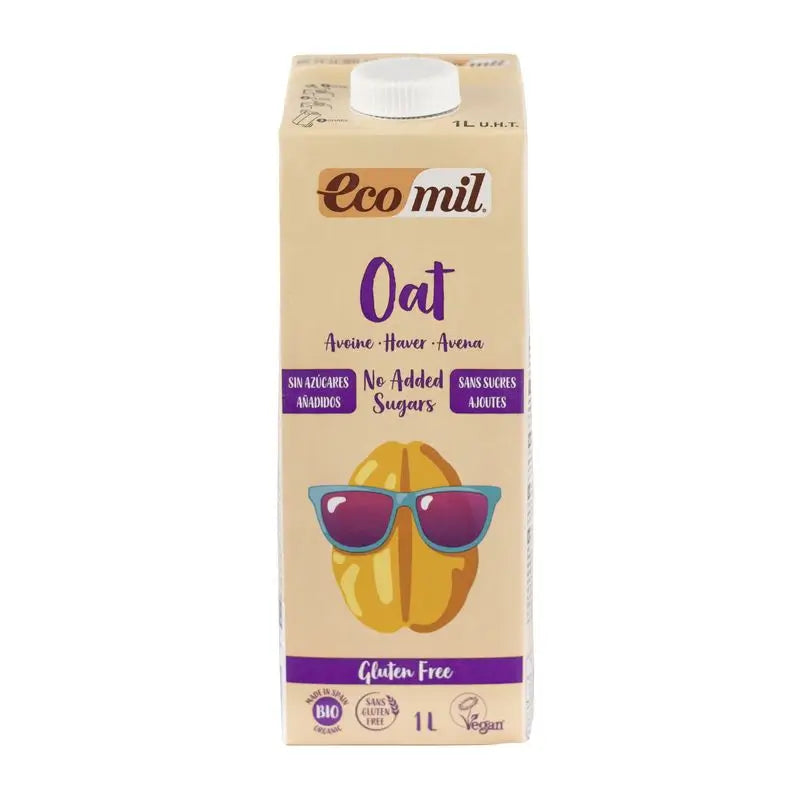 Ecomil Oat Nature Gluten-Free Bio, 1 l