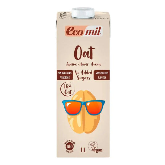 Ecomil Oat No Added Sugars Bio, 1 l