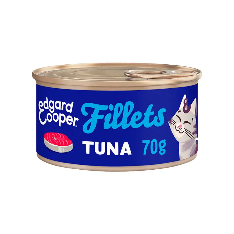 Edgard & Cooper Wet Cat Food 24x70g Grain-Free Tuna Fillets