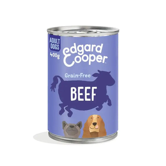 Edgard & Cooper Comida Húmeda Para Perros 6x400g Carne De Vacuno