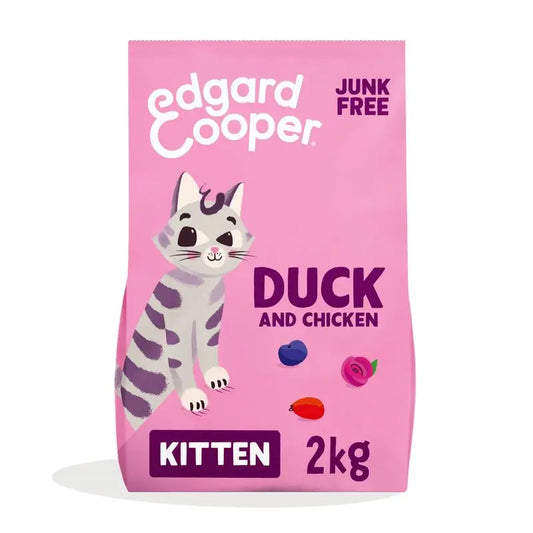 Edgard & Cooper Pienso Para Gatos Kitten 2kg Pato Fresco De Corral