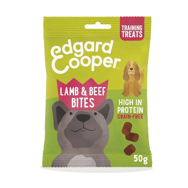 Edgard & Cooper Premios Para Perros 15x50g Grain-Free Con Cordero