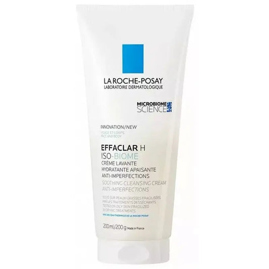 La Roche Posay Effaclar H Iso-Biome Crema Lavante, 200 ml