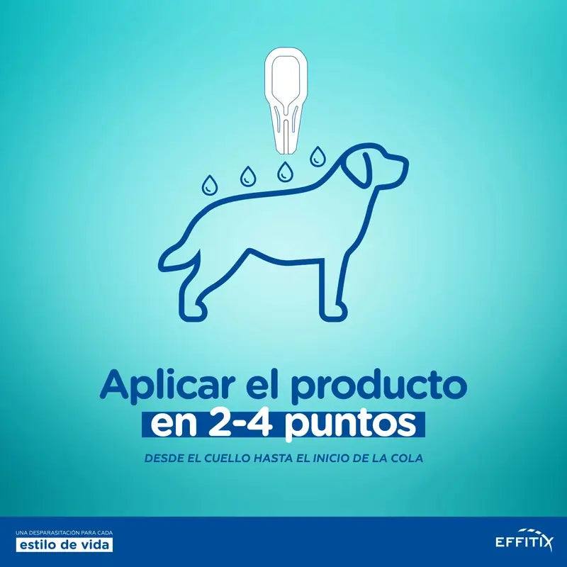 Effitix S Antiparasitic Small Dogs 4-10 Kg, 4 Pipettes